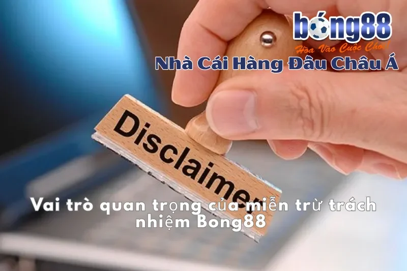 Tổng Hợp Quy Định Miễn Trừ Trách Nhiệm Bong88 Mới Nhất 1 Vai trò quan trọng của miễn trừ trách nhiệm Bong88