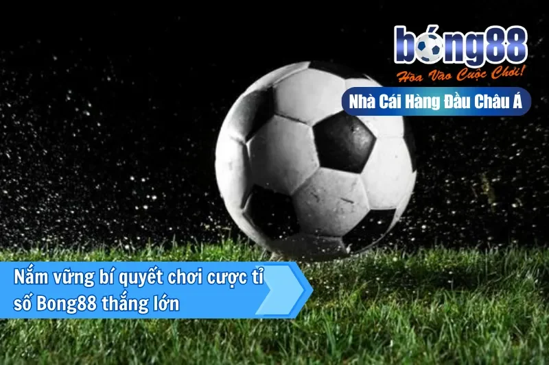 Nắm vững bí quyết chơi cược tỉ số trên Bong88 thắng lớn